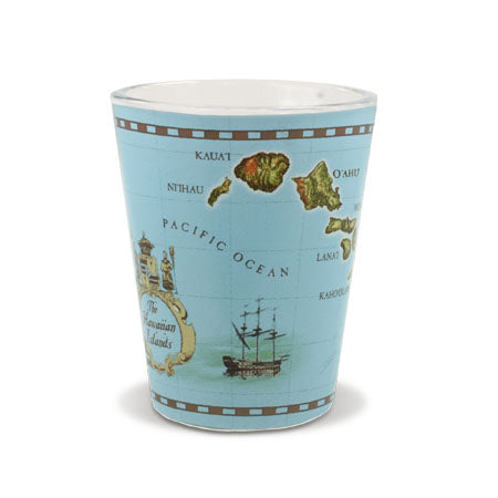 Islands of Hawaii Toothpick Holder- Blue