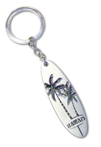 Tandem Palms" Pewter Fob/Keychain