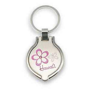 Keychain Metal Photo Frame, Pink - The Hawaii Store