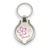 Keychain Metal Photo Frame, Pink - The Hawaii Store