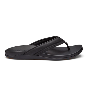 Pair of Olukai "Maha" Men's Black Sandals