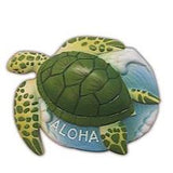 Hand-Painted "Honu Wave Aloha" Refrigerator Magnet 