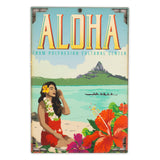 "Aloha Wahine" Polynesian Cultural Center Wooden Sign