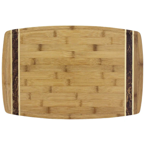 Totally Bamboo Marbled Bamboo Serving and Cutting Board