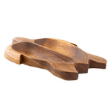 2-Compartment Honu Acacia Wood Serving Tray