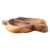 2-Compartment Honu Acacia Wood Serving Tray