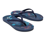 Olukai "Puawe" Midnight Navy/Barrier Reef Women's Beach Sandals