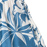 Infant's Hawaiian Dress- Blue and White