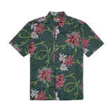 Kahala "Pua Kalikimaka" Holiday Men's Aloha Shirt - The Hawaii Store