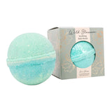 Cait + Co. Wild Blossom Soothing "Sea Glass" Bath Bomb in package and out