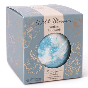 Cait + Co. Wild Blossom "Blue Agave Cactus" Soothing Bath Bomb