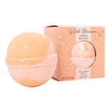 Cait + Co. Wild Blossom Soothing "Moonlight Mist" Bath Bomb in packaging and out