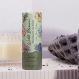 Cait + Co. Wild Blossom "Island Coconut" Lip Balm with candle and towel