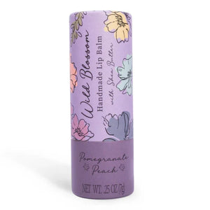 Cait + Co. Wild Blossom "Pomegranate Peach" Lip Balm 