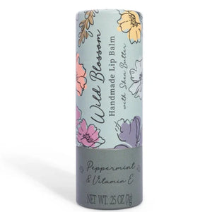 Cait + Co Wild Blossom "Peppermint & Vitamin E" Lip Balm 