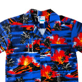 RJ Clancy Boy's "Kilauea Big Island Volcano" Shirt- Royal Blue