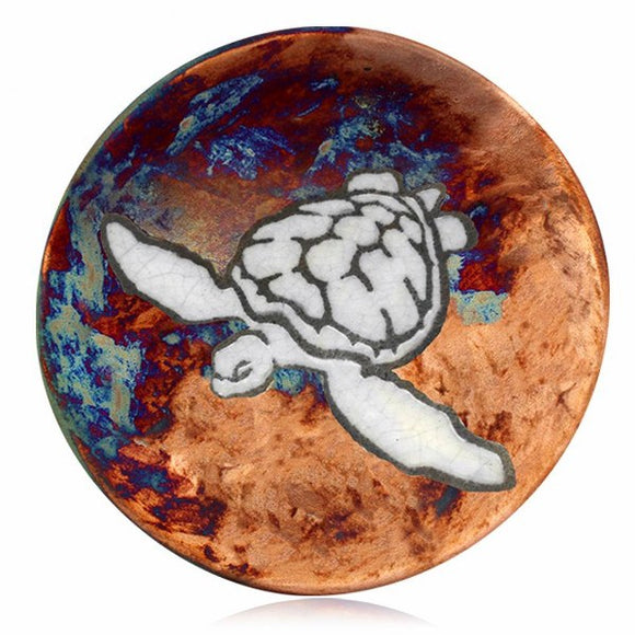 Plate Silhouette Large 9'' Turtle - The Hawaii Store