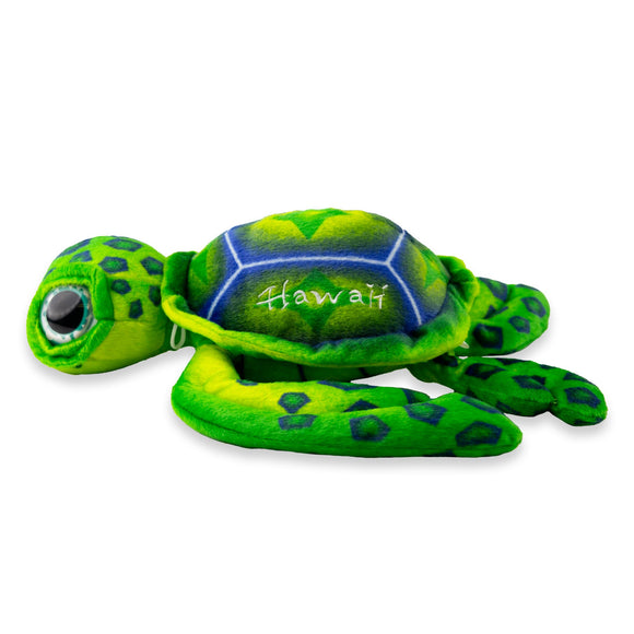 Green Sea Turtle Plush with big eyes. 