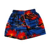 Volcano shorts with elastic waistband