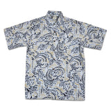 Go Barefoot "Honu Tapa" Men's Aloha Shirt - The Hawaii Store