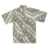 Go Barefoot "Floral Wave" Men's Aloha Shirt - Natural