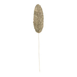 Woven Straw Long-stem Decorative Single Palm Leaf 