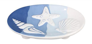  Ombre Seashell Ceramic Soap Dish