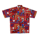 Go Barefoot "Pidgin English" Men's Aloha Shirt - Red