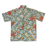 Go Barefoot "Hula Hands" Men's Aloha Shirt- Sage