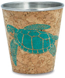 Sea Turtle Steel & Cork Toothpick Holder 