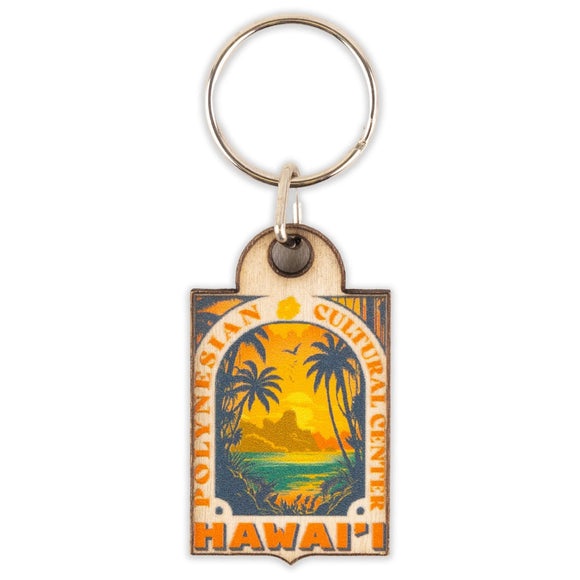 Hawaiian Sunrise Keyring and Fob Souvenir