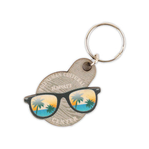 Hawaiian Sunglasses Keychain