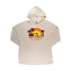 Polynesian Cultural Center "Just Chillin" Graphic Ragland Hoodie 2X