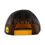 Back view of Hawaii Green & Yellow Flat Visor Ball Cap