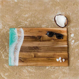 Acacia Bread Board 12x18 Carib Blue - The Hawaii Store