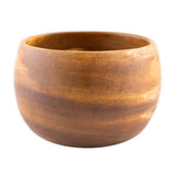 Acacia Wood Round Calabash Bowl