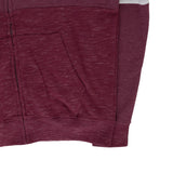 "Polynesian Cultural Center" Full Zip 2-Tone Hoodie- Burgundy