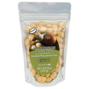 Ahualoa "Maui Onion & Garlic" Macadamia Nuts, 8oz