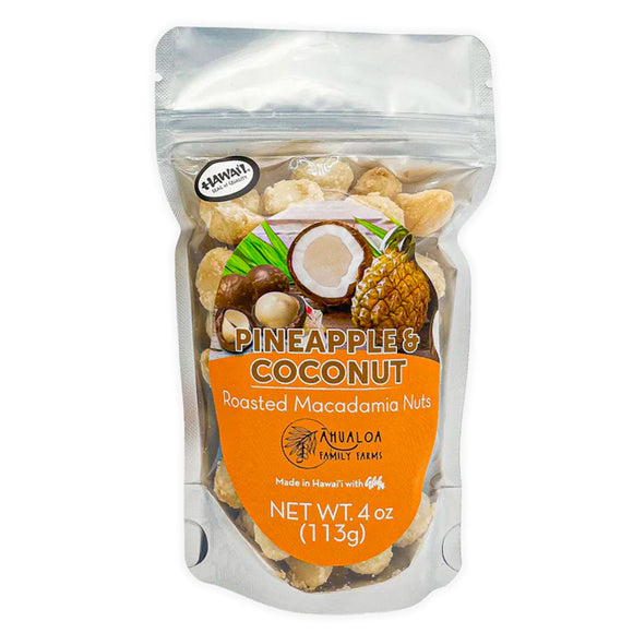 Ahualoa Pineapple & Coconut Macadamia Nuts, 4 oz