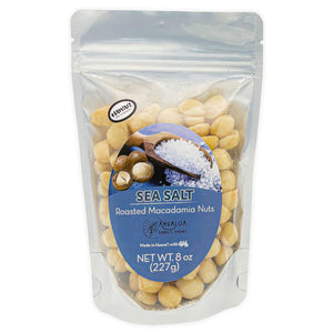 Ahualoa "Sea Salt" Roasted Macadamia Nuts- 8 oz