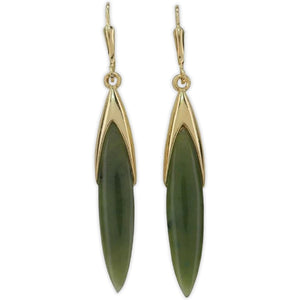 Ariki Jade Gum Leaf Earrings - Polynesian Cultural Center