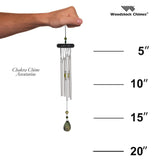 Woodstock Chimes "Aventurine Chakra" Wind Chime Size Guide