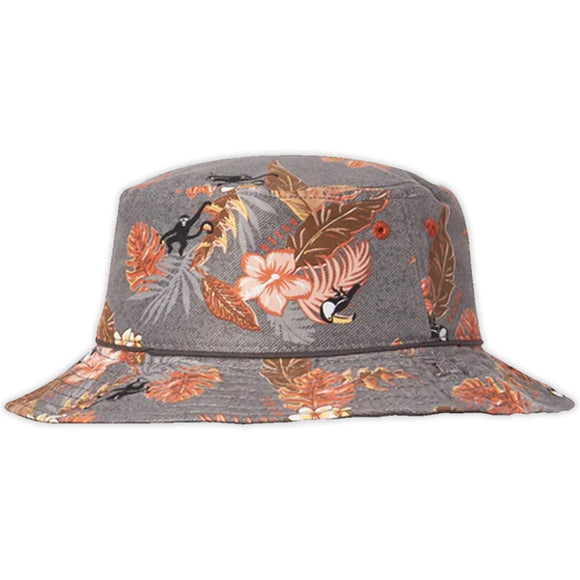 Dozer Boy's Reversible Bucket Hat- Trey Charcoal