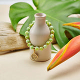 Jilzarah Seaside Green Petite Blossom Bracelet