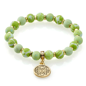 Jilzarah Seaside Green Petite Blossom Bracelet