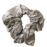  Gray Pineapple Print Scrunchie