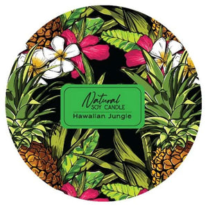 Bamboo Island "Hawaiian Jungle" Scented Candle in Keepsake Tin- 8 oz.