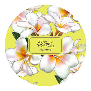 Bamboo Island "Plumeria" Candle Tin-  8 oz.