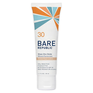 Bare Republic Mineral Matte SPF30 Sunscreen Tinted Face Lotion, 1.7 oz.