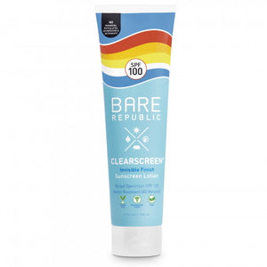 Bare Republic ClearScreen SPF 100 Sun Screen Lotion- 5-ounce Tube.